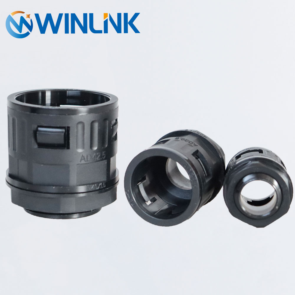 威联科WINLINK 机器人用波纹管快速接头塑料软管直通快插连接器黑 - 图3