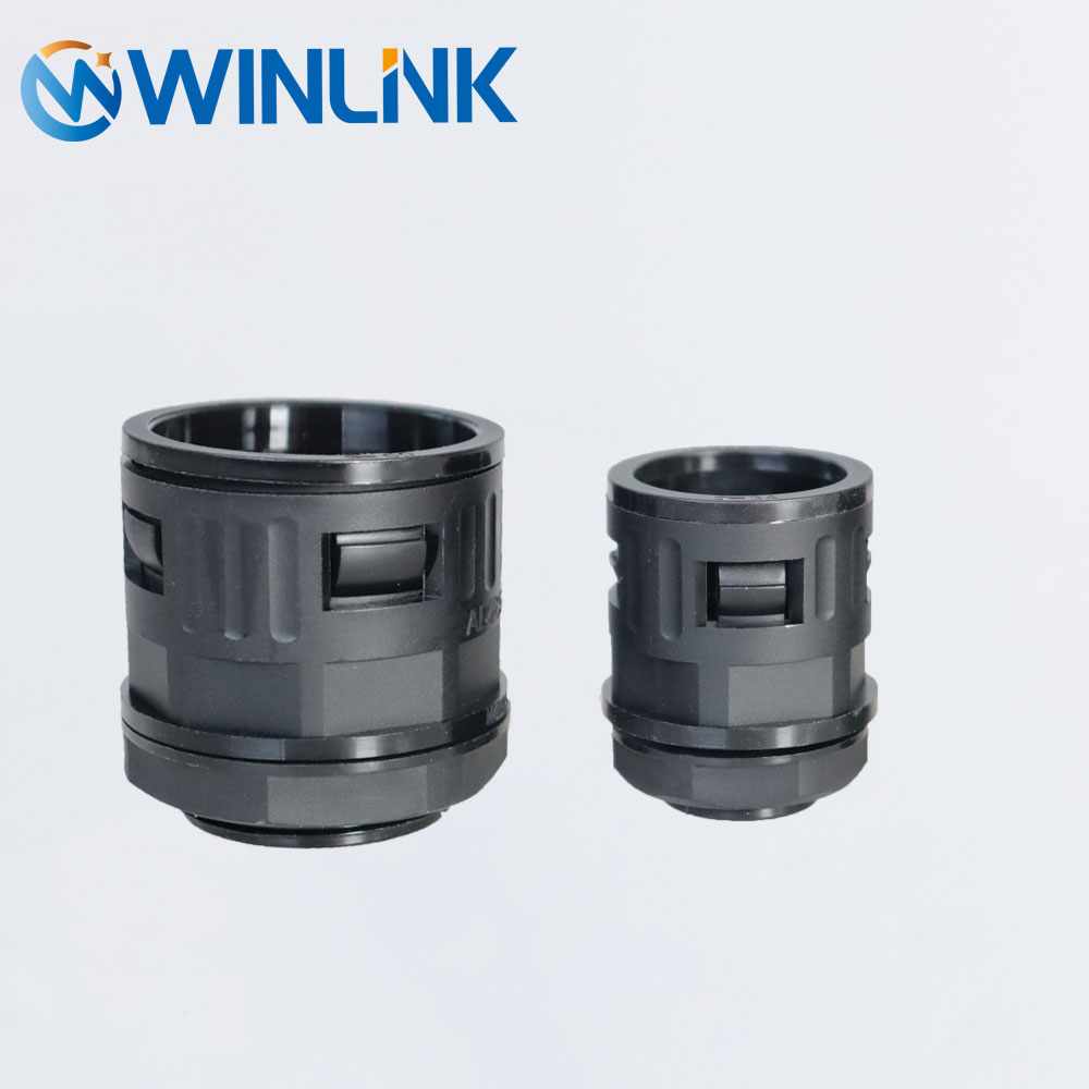 威联科WINLINK 机器人用波纹管快速接头塑料软管直通快插连接器黑 - 图0