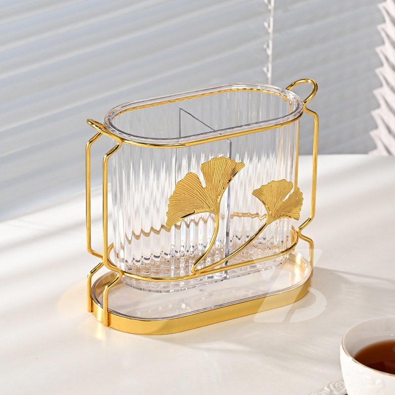 Chopstick storage box chopstick tube high-value chopstick cage holder kitchen household high-end tableware drain rack