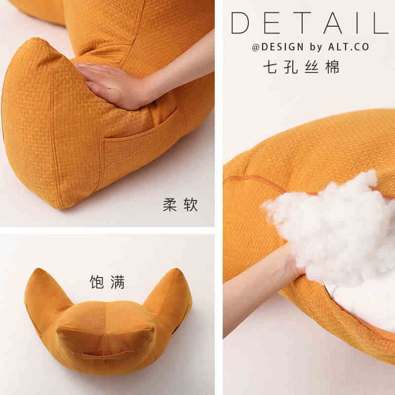 Pillow, bedside soft bag, pregnant women's neck and waist cushion, large backrest, sofa, children's bed, bay window, reading and playing with mobile phone