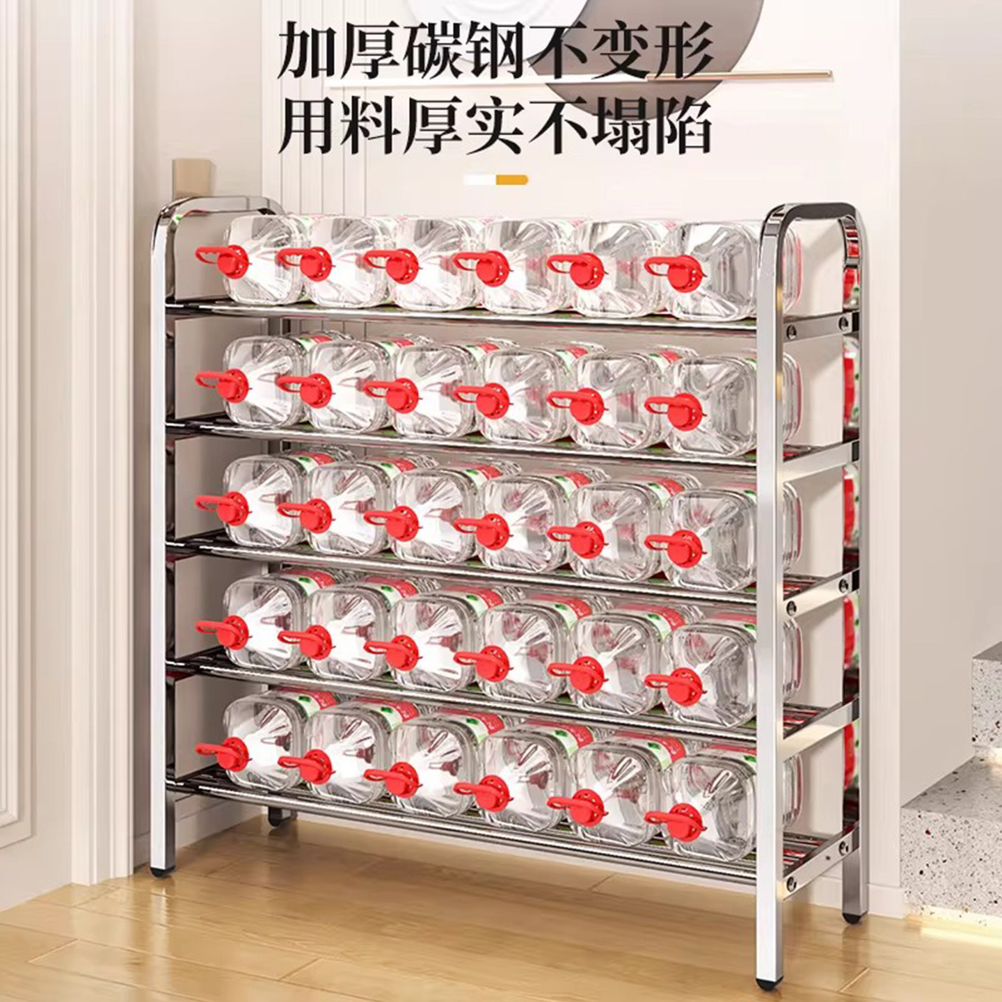 不锈钢鞋架家用出租屋门口简易收纳鞋柜窄小型宿舍多层鞋子收纳架