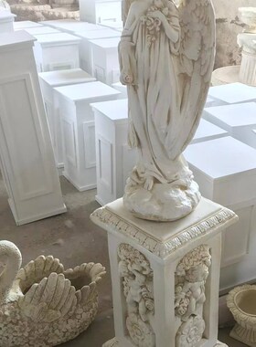 欧式天使人物装饰摆件婚庆道具户外庭院雕塑客厅落地摆件园艺人物