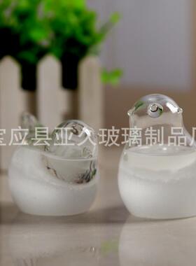 迷你风暴瓶 创意小鸟天气预报瓶 新奇客厅摆件 情人节礼物工艺品