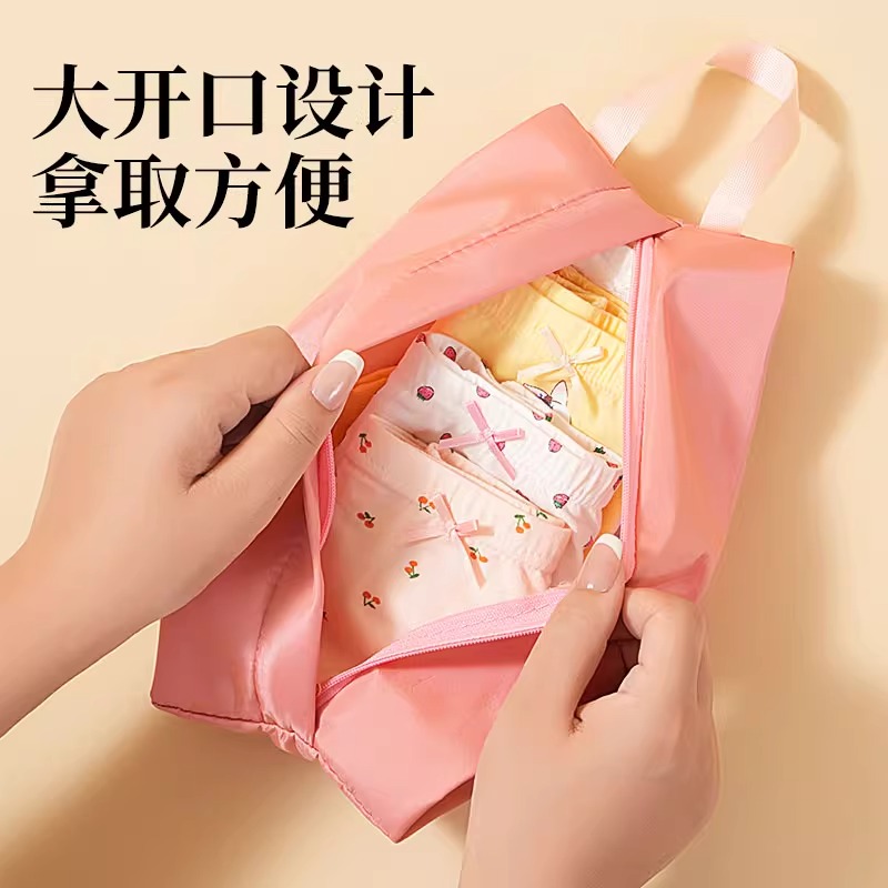 内衣旅行收纳袋行李箱内裤化妆品袜子整理包包便携手提防水收纳包 - 图1