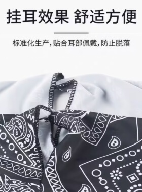 夏季骑行机车冰丝防晒面罩女款
