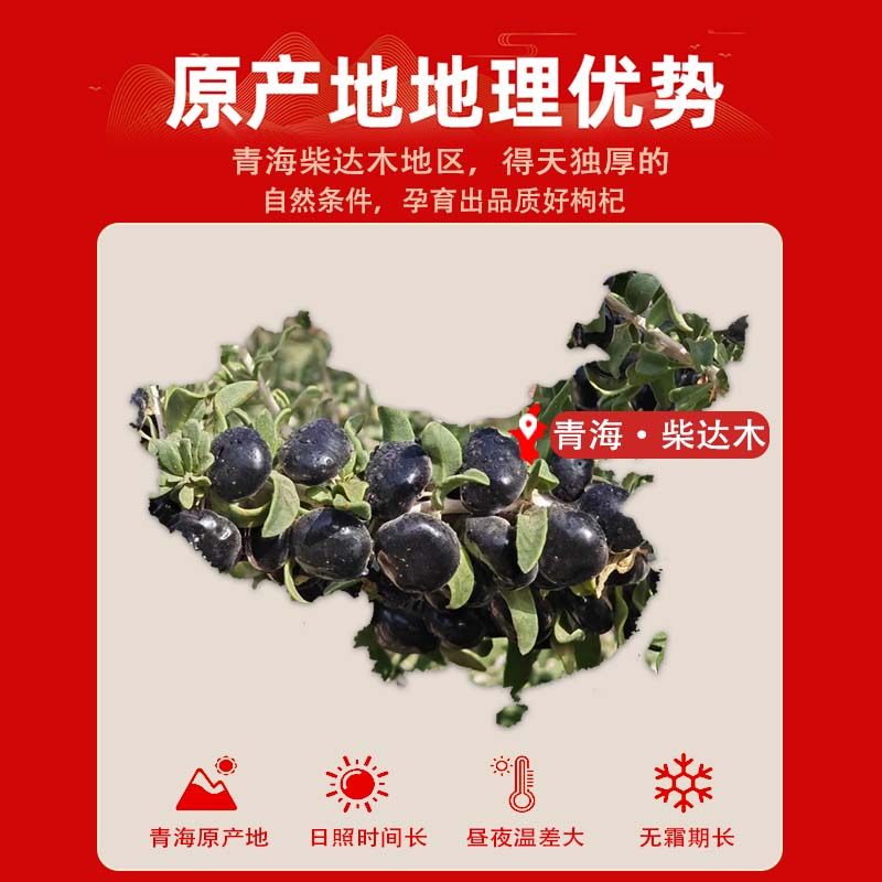 黑枸杞正宗青海野生免洗枸杞子头茬大果宁夏特级枸杞子官方旗舰店,淘宝优惠券,粉丝福利购,淘宝优惠卷