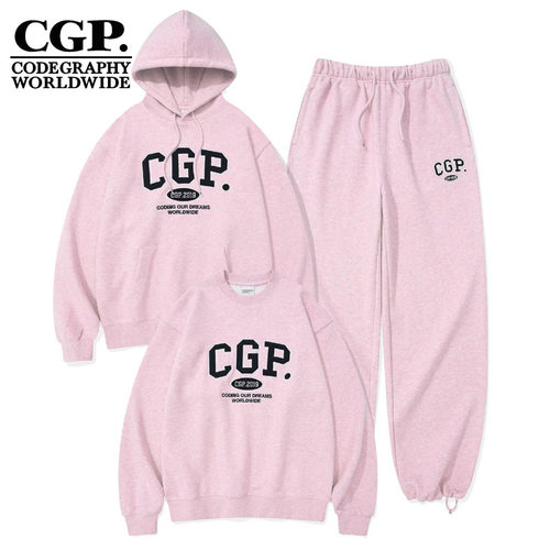 【TXT崔秀彬同款】CODEGRAPHY 24秋冬男女连帽衫卫衣卫裤 - 图3