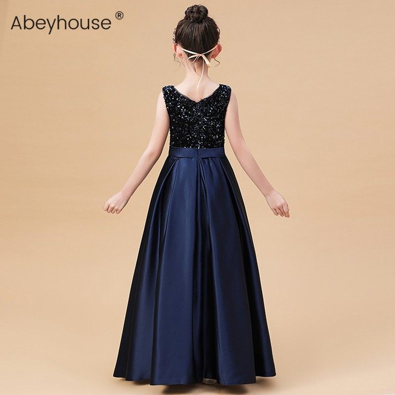 女童生日公主裙长款钢琴演出服小女孩主持人花童婚纱裙儿童晚礼服,淘宝优惠券,粉丝福利购,淘宝优惠卷