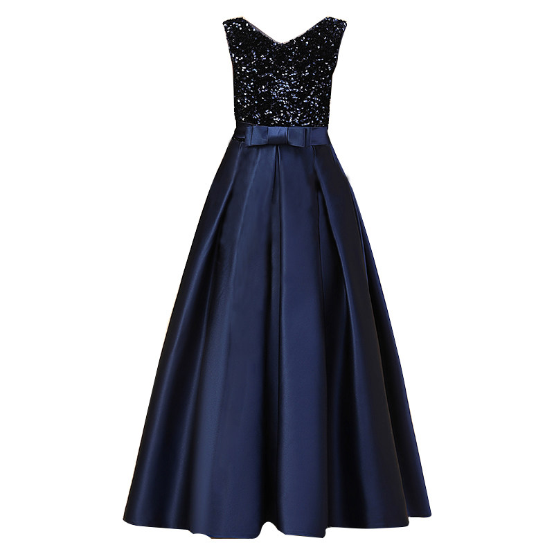 女童生日公主裙长款钢琴演出服小女孩主持人花童婚纱裙儿童晚礼服,淘宝优惠券,粉丝福利购,淘宝优惠卷