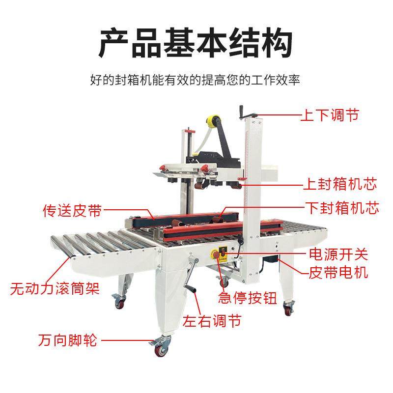 左右驱动自动封箱机电商纸箱适用打包封口机胶带纸箱封箱打包机,淘宝优惠券,粉丝福利购,淘宝优惠卷