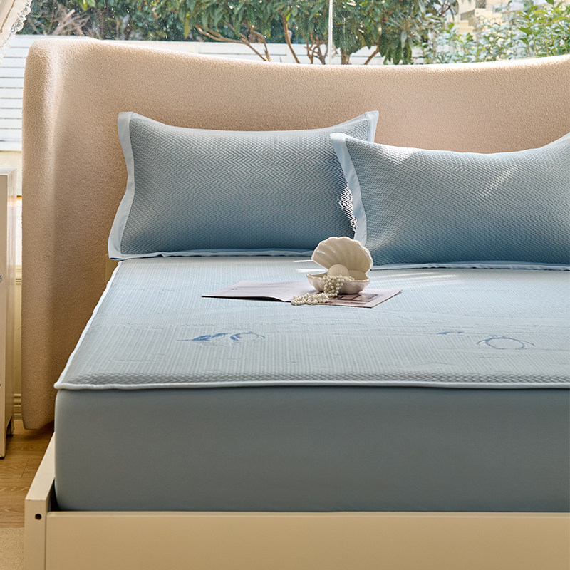 多多汇冰原星仔凉感席床笠三件套夏天软凉席a类冰丝席可机洗,淘宝优惠券,粉丝福利购,淘宝优惠卷