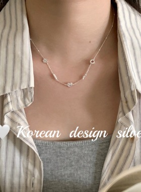 「面包脑袋」s925纯银项链女款新轻奢小众高级感锁骨链送礼闺蜜