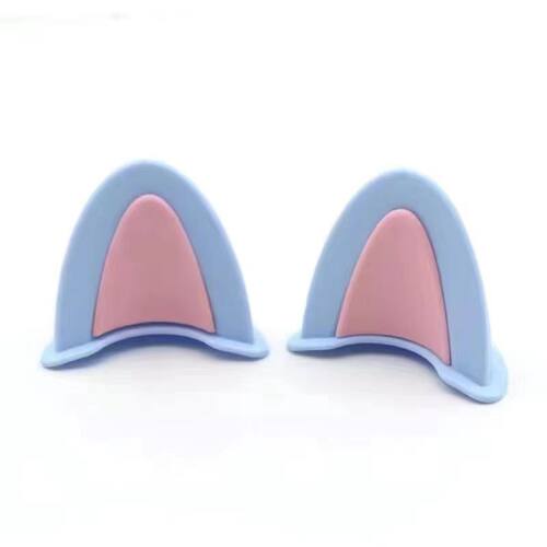 电动摩托机车头盔耳朵装饰车灯头晴天台铃网红可爱高颜值配件 - 图3