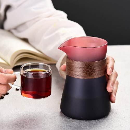 聪明杯V60咖啡滤杯手冲咖啡分享壶套装咖啡玻璃滴滤杯挂耳咖啡杯 - 图2