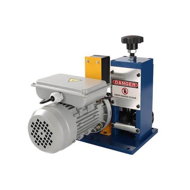 Manufacturer direct supply fully automatic push button switch wire stripping range 1.5-25mm home dedicated electric wire stripping machine