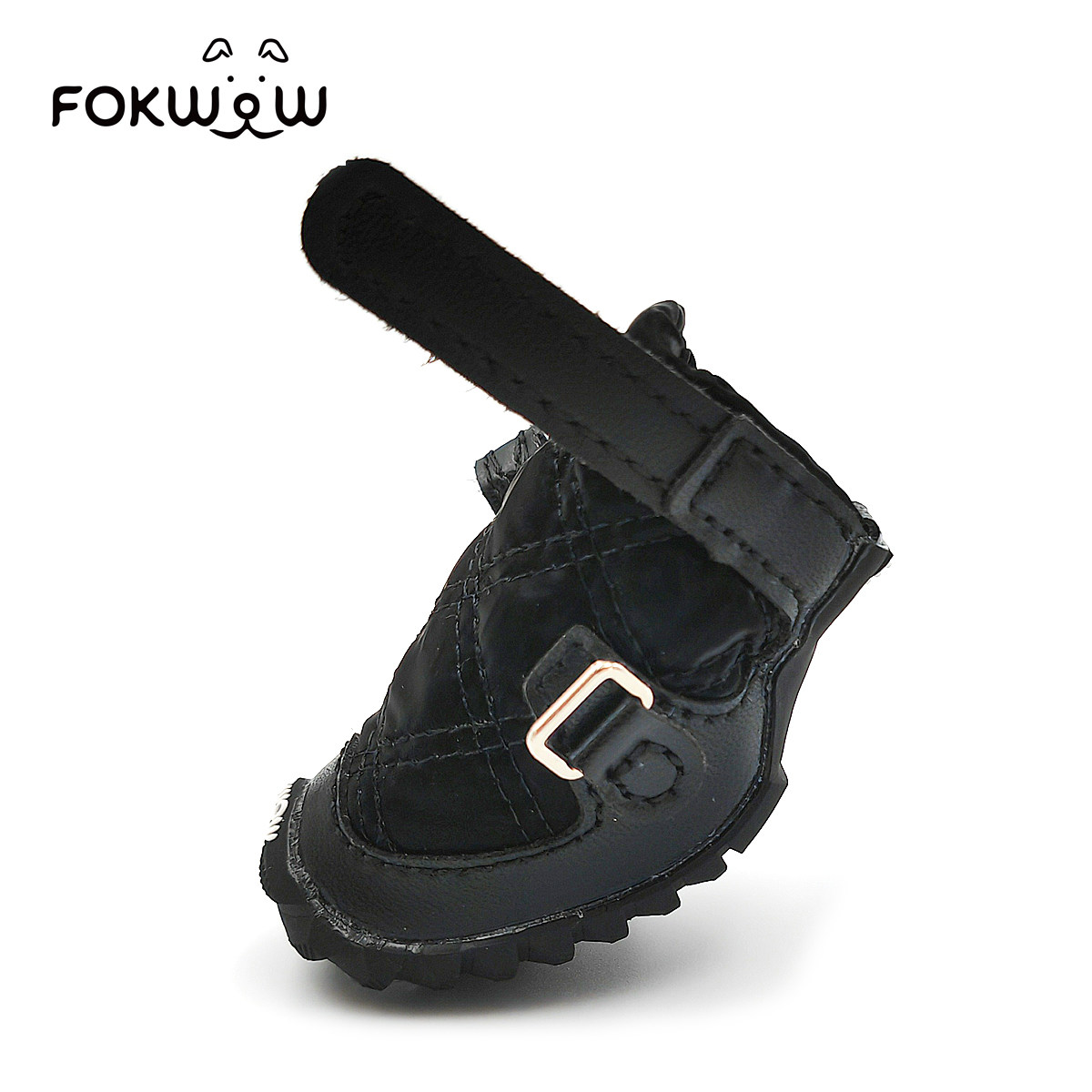 fokwow旗舰店小狗鞋丝绒小棉鞋防风防雪夹棉防滑冬天保暖宠物鞋,淘宝优惠券,粉丝福利购,淘宝优惠卷
