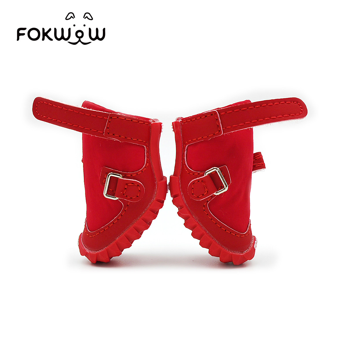 fokwow旗舰店大红薄厚绒棉鞋小型犬比熊泰迪冬宠物软底狗狗鞋子,淘宝优惠券,粉丝福利购,淘宝优惠卷