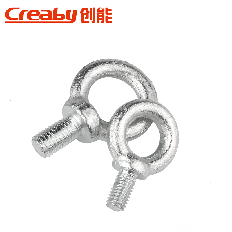 镀锌吊环螺丝 活节船用配件螺丝钉 圆环起重吊螺栓M8M10M12M16M20 - 图2