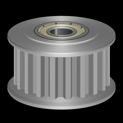 同步轮S5M30齿 涨紧轮 槽宽11/17/22/27调节导向轮惰轮AHTFW30S5M - 图0
