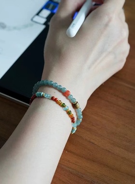 女蓝水翡翠高端新中式