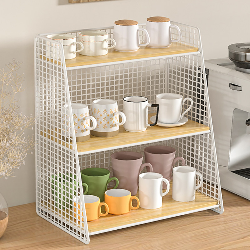 桌面杯架杯子收纳置物架桌上水杯架茶杯架子餐桌茶具储物架沥水架,淘宝优惠券,粉丝福利购,淘宝优惠卷