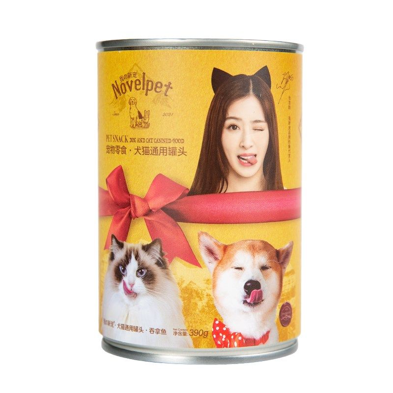 新宠犬猫通用罐头390g大罐狗粮狗狗零食罐犬用主食罐吞拿鱼高肉罐,淘宝优惠券,粉丝福利购,淘宝优惠卷