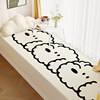 Cartoon cute internet celebrity bay window cushion window sill cushion blanket for all seasons bedroom room balcony window sill renovation cushion