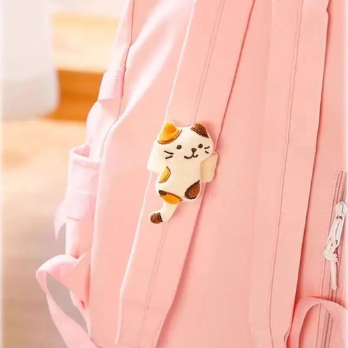 芒果荔枝小猫陪我上学书包背包挎包挂件摆件女生礼物家居创意摆件 - 图3