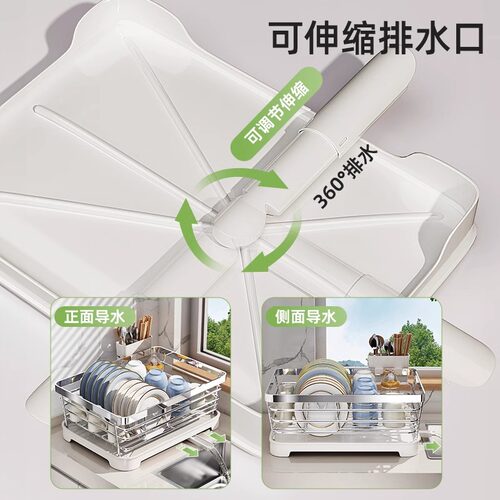 碗盘沥水架碗架304不锈钢厨房沥水篮置物架放碗筷碗碟收纳架 - 图3