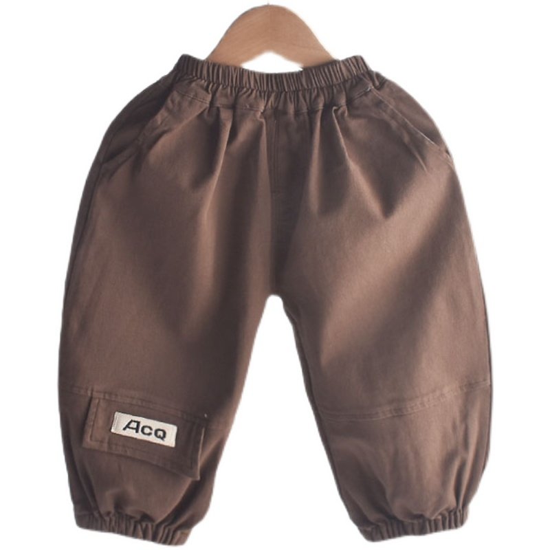 韩版休闲裤!童装男童长裤子春秋季装2023新款宝宝宽松时髦哈伦裤,淘宝优惠券,粉丝福利购,淘宝优惠卷