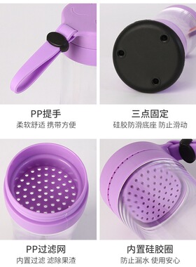 家用榨汁机小型家用便携式水果电动奶昔榨汁杯果蔬汁机