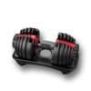24kg adjustable dumbbell for men and women home fitness equipment 24kg fast smart one-hand adjustable dumbbell black