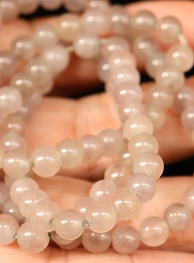 天然桂林鸡血玉石6*6mm108颗35g手链田湾料黄色手串女士手链