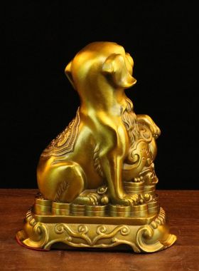 室内十二生肖摆件鼠牛虎兔龙蛇马羊猴鸡狗猪可爱高端吉祥物旺财狗