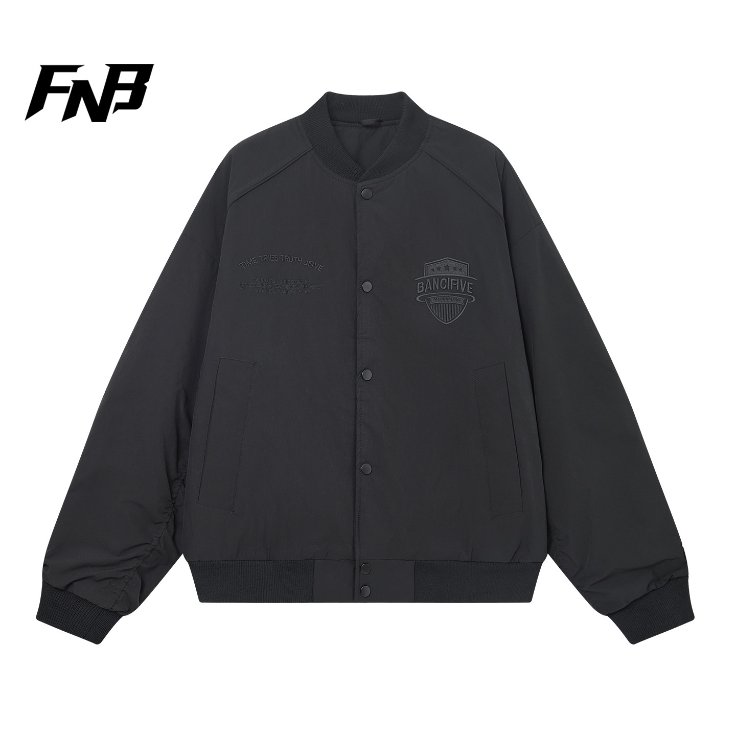 FNB棒球夹克美式潮牌25秋冬新款男女款刺绣徽标长袖外套潮流街头,淘宝优惠券,粉丝福利购,淘宝优惠卷