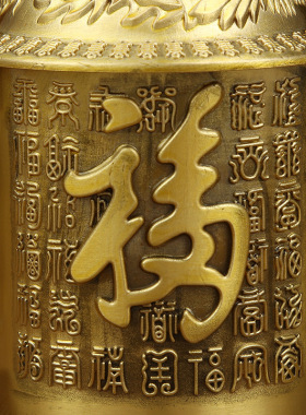 黄铜水杯茶杯办公家居桌面创意收藏铜器礼品小摆件金属工艺品