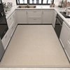Kitchen floor mats, non-slip, oil-proof, wipeable, wash-free, absorbent floor mats, 2024 new model, special dirt-resistant, waterproof, full-cover carpet
