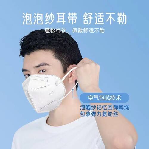 N95防护口罩成人口罩一次性3D立体防护口罩五层过滤防护儿童口罩 - 图2