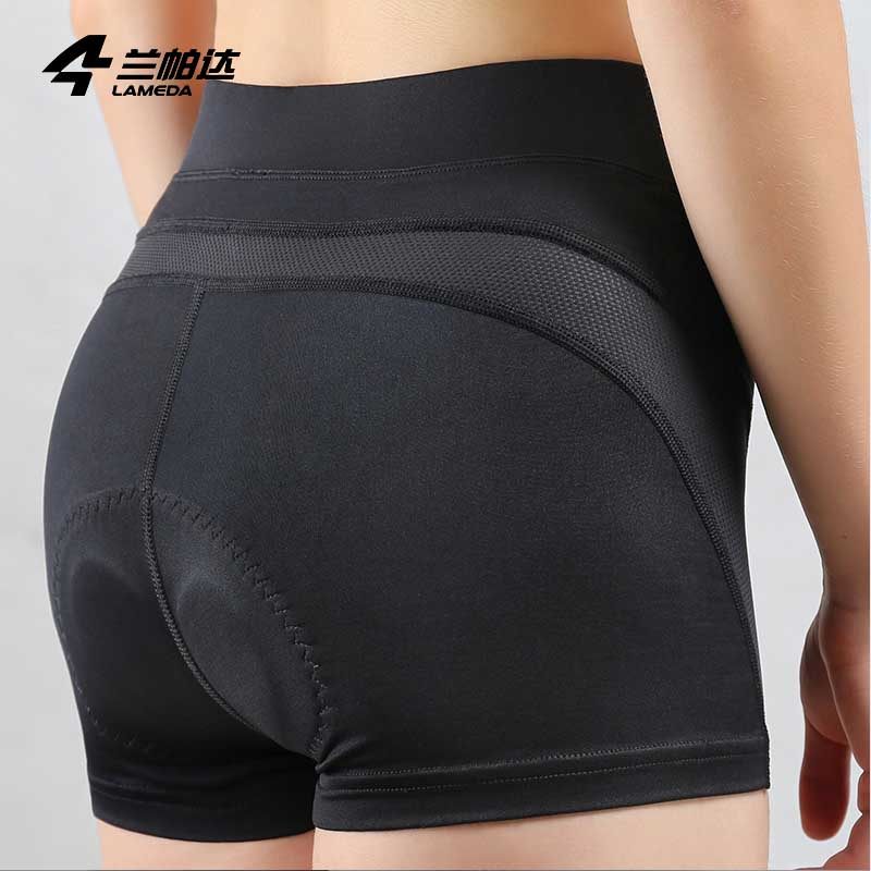 兰帕达骑行内裤高腰提臀修身女款硅胶垫自行车裤子短裤单车装备,淘宝优惠券,粉丝福利购,淘宝优惠卷