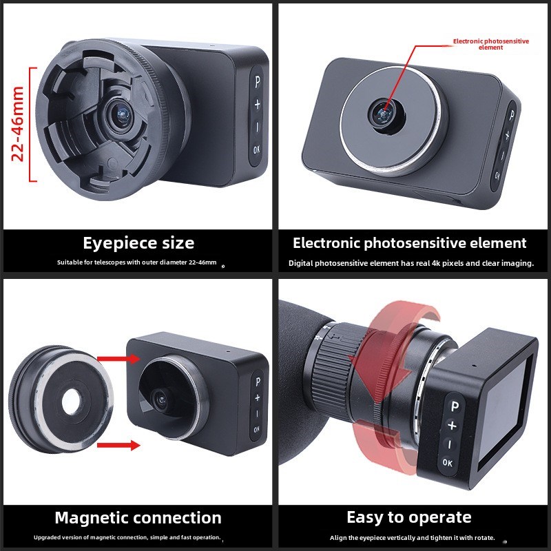 20-48mm望远镜电子目镜高倍高清单筒42.5mm观鸟镜连拍照录像 - 图1