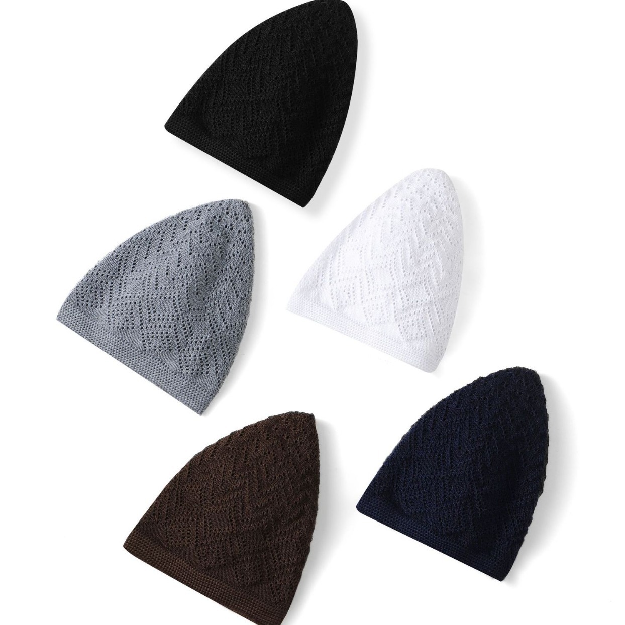 新款机器针织帽 土耳其帽风格 民族帽 穆斯林帽 - 图3