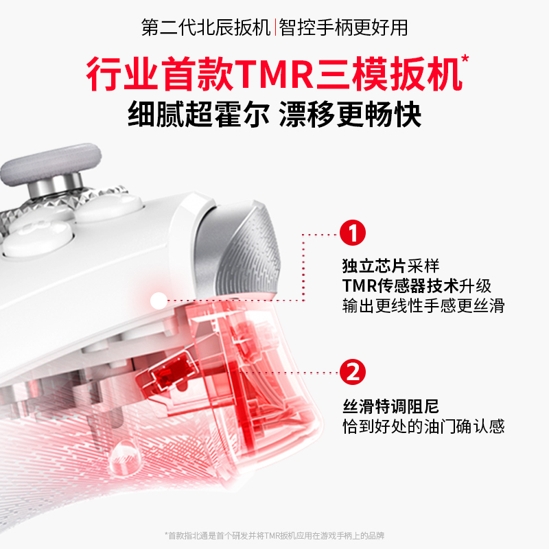 北通鲲鹏40智控无线游戏手柄xbox机械按键switch电脑PC手机电视steam蓝牙体感NS黑神话悟空原神Apex我的世界