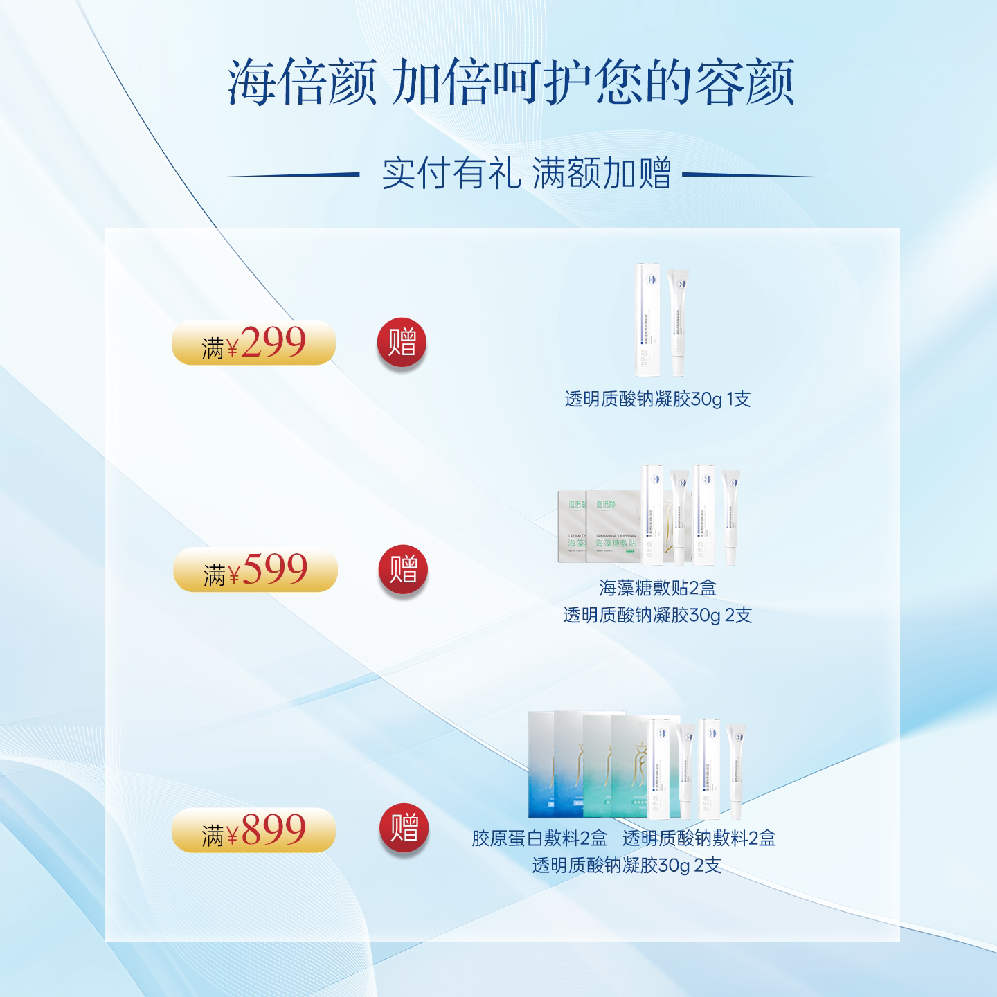 医用透明质酸钠修复凝胶伤口敷料修护医美敏感痤疮痘印官方旗舰店