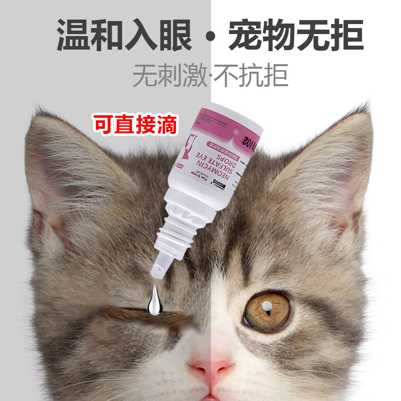 硫酸新霉素滴眼液狗狗猫咪眼药水眼睛发炎流泪眼药水宠物用滴眼液,淘宝优惠券,粉丝福利购,淘宝优惠卷