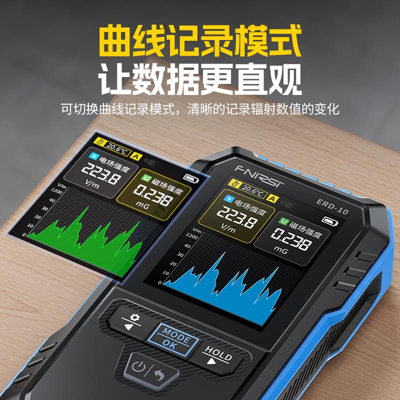 FNIRSI电气电磁辐射检测仪家用电器个人剂量报警电磁场射频测量仪 - 图2