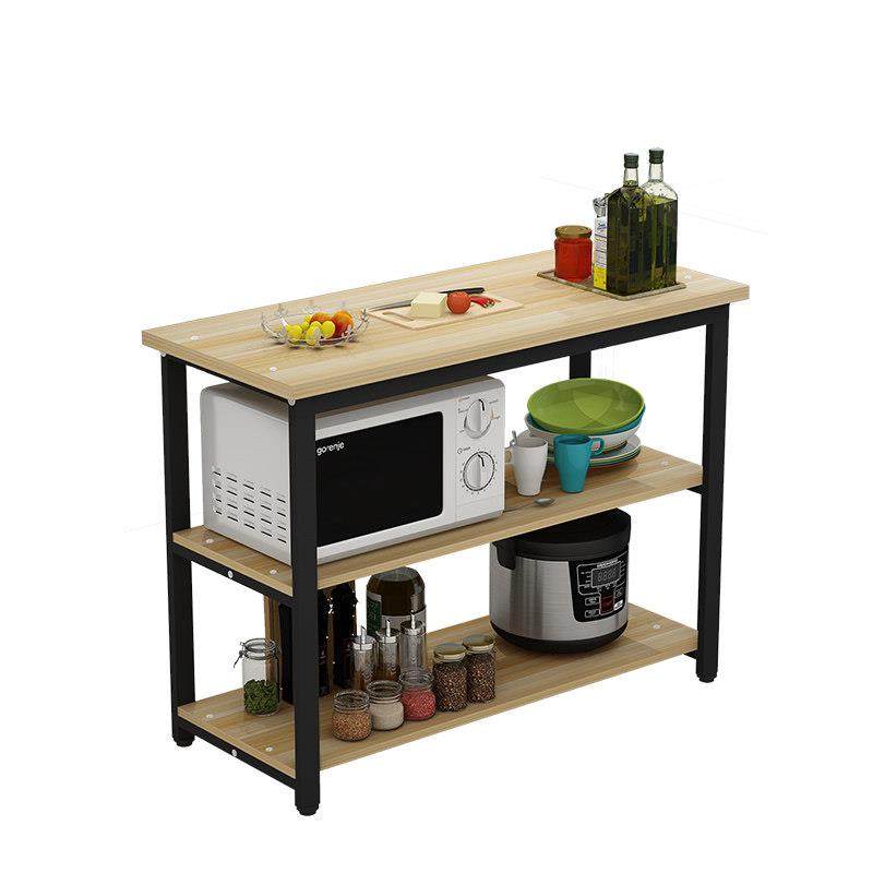 厨房桌子切菜桌餐桌置物架多层鞋架储物架收纳架微波炉架子做饭桌,淘宝优惠券,粉丝福利购,淘宝优惠卷