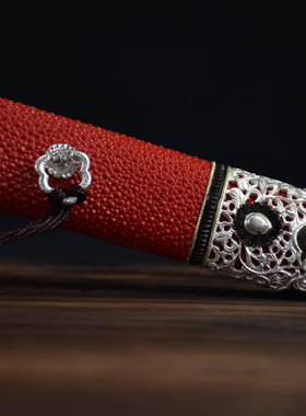 龙泉市刀剑工艺收藏品花纹钢烧刃