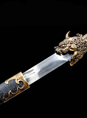 手工锻打绣春刀一体刀剑古代苗刀