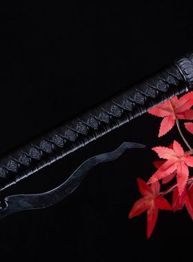 龙泉市刀剑高锰钢一体唐横刀黑金