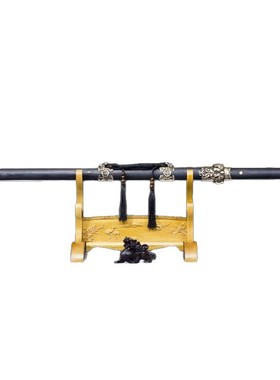 唐横刀花纹钢一体锻打纯铜唐剑